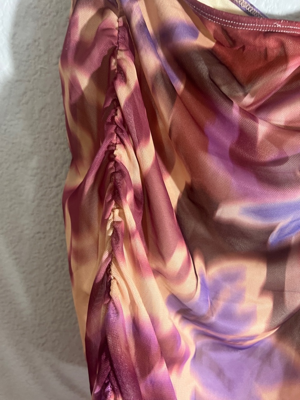 Anthropologie Ruched Side-Slit Maxi Skirt Sz XL bodycon chic party vacay - Picture 8 of 9
